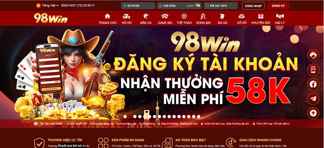 Đăng nhập 98Win78 Com